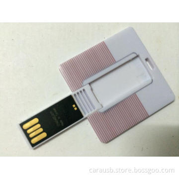 CaraUSB Plastic card type USB Flash disk custom corporate gifts color print Philips Logo Creative 8GB card memory sticks
